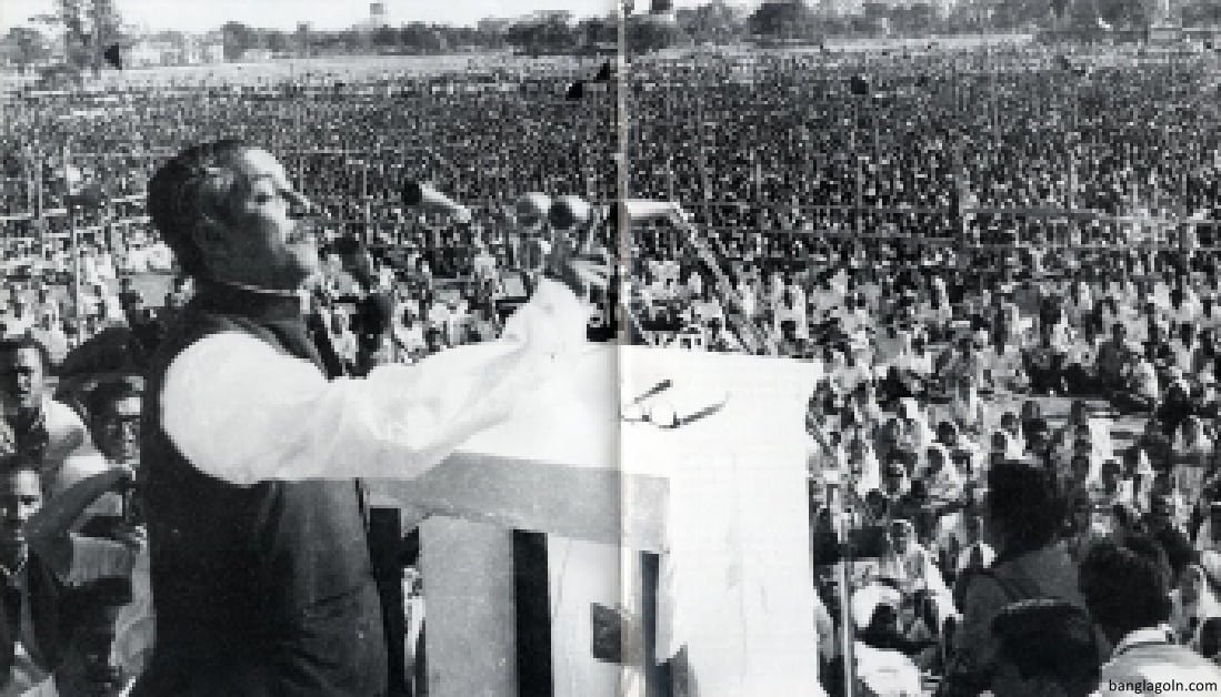 এবারের সংগ্রাম স্বাধীনতার সংগ্রাম প্রবন্ধ । শেখ মুজিবুর রহমান