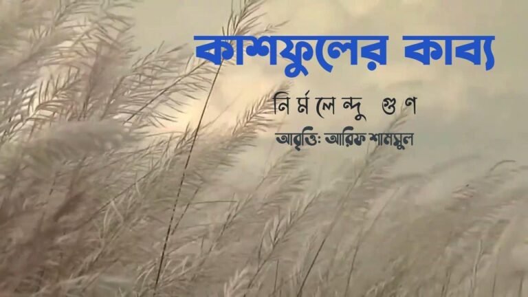 কাশফুলের কাব্য – নির্মলেন্দু গুণ